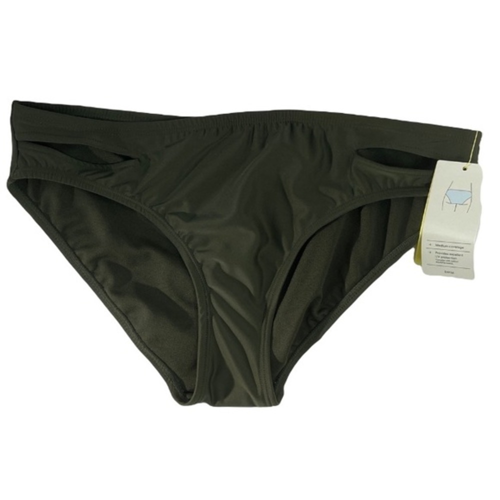 All In Motion Women Green Bikini Bottoms Size Medium NWT